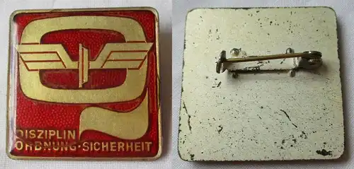 seltenes DDR Abzeichen Deutsche Reichsbahn Disziplin Ordnung Sicherheit (130524)