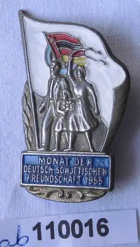 DDR Abzeichen Monat der Deutsch Sowjetischen Freundschaft 1955 (110016)