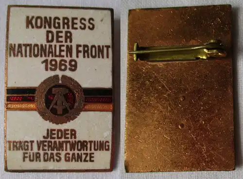 DDR Abzeichen Kongress der Nationalen Front Berlin 1969 (135391)