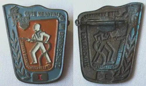 DDR Abzeichen Junger Brandschutzhelfer gute Kenntnnisse im Brandschutz (161760)