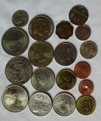 Kursmünzsatz KMS Philippinen mit 18 Münzen in Stempelglanz (142079)