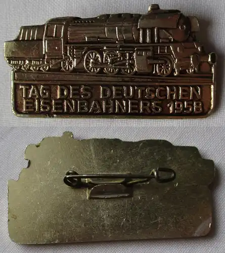 DDR Abzeichen Tag des deutschen Eisenbahners 1958 Bartel III Nr. 545 (161456)