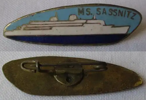 DDR Abzeichen Schifffahrt M.S. Sassnitz Dampfschiff (161828)