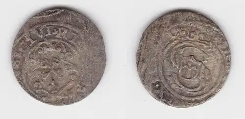1 Schilling Silber Münze Riga Sigismund III. 1587-1632, 1592 (135794)