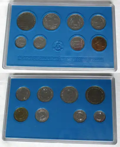 kompletter DDR Kursmünzensatz (KMS) mit 5 Mark 1981 Stgl. in OVP (101866)