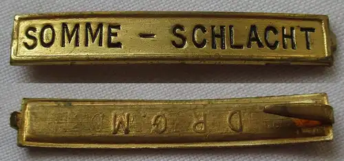 Gefechtsspange "SOMME-SCHLACHT" zur Kyffhäuser-Kriegsdenkmünze 1914-1918 /111032