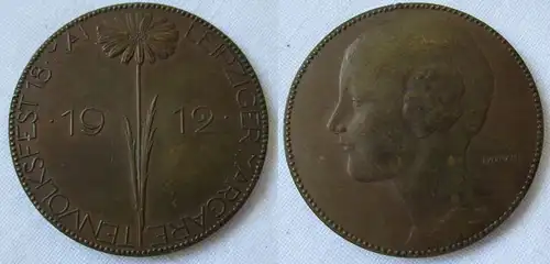 seltene Medaille Leipziger Margaretenvolksfest Mai 1912 (107873)