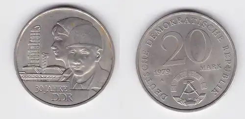 DDR Gedenk Münze 20 Mark 30.Jahrestag der DDR 1979 (122793)