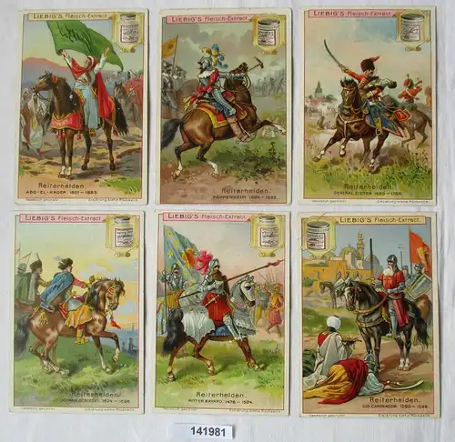 7/141981 Liebigbilder Serie Nr. 541 Reiterhelden 1902