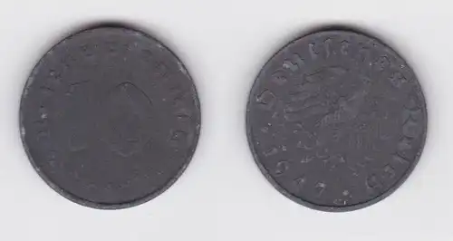 10 Reichspfennig Zink Münze 3.Reich 1947 A Jäger 375 (161378)
