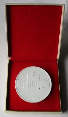 DDR Ehrenplakette des VE Außenhandelsbetriebes Holz und Papier 1989 (107108)