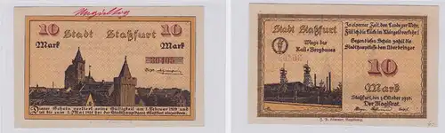 10 Mark Banknote Notgeld Stadt Staßfurt 1.10.1918 (126120)