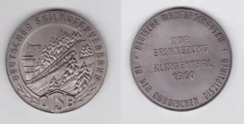 DDR Medaille DTSB Deutsche Meisterschaften Klingenthal 1960. (111131)
