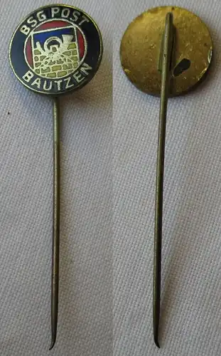 DDR Sport Anstecknadel Mitgliedsabzeichen BSG Post Bautzen (155460)