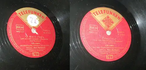 155980 Schellackplatte Telefunken O mein Papa + Ponylied / Lys Assia