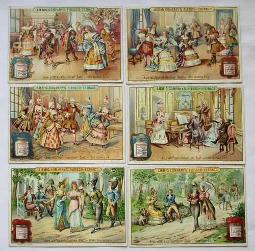 Liebigbilder Serie Nr. 519 Aus altfranzösischer Zeit 1902 (5/125643)