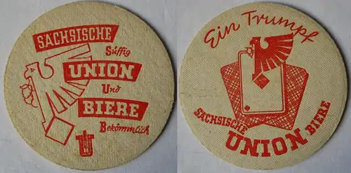 Bierdeckel DDR-Gebiet Trumpf sächsische Union Biere Süffig Bekömmlich (162227)