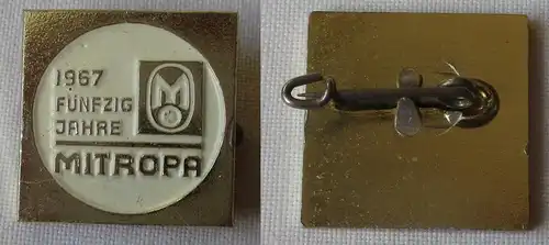 seltenes DDR Abzeichen Fünfzig Jahre Mitropa 1967 (161792)