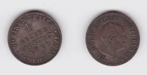 1/2 Silbergroschen Münze Preussen Wilhelm I. 1868 A f.vz (161275)