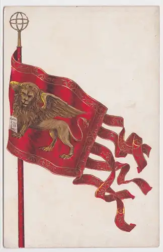 96469 Ak Flagge Republik Venedig Italien Van Geli Sta Mevs um 1900