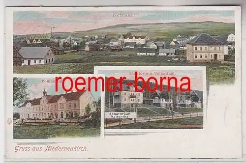 77671 Mehrbild Ak Gruss aus Niederneukirch Sanatorium usw. 1905