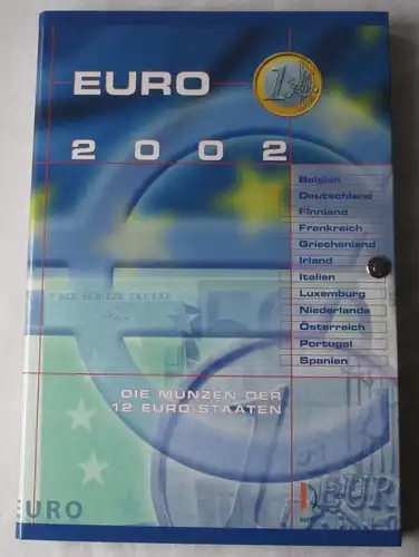 Sammelalbum Die Münzen der 12 Euro-Staaten EURO 2002 12x KMS 3,88 Euro (130473)