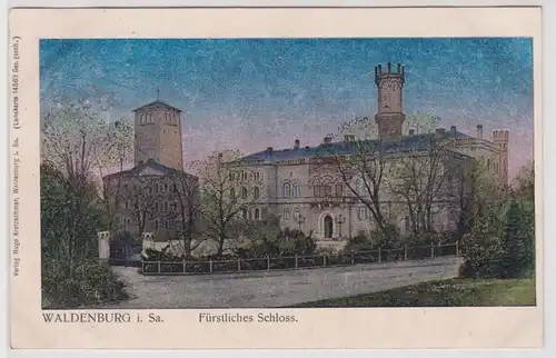 902016 AK Waldenburg i. Sa. - fürstliches Schloss 1907