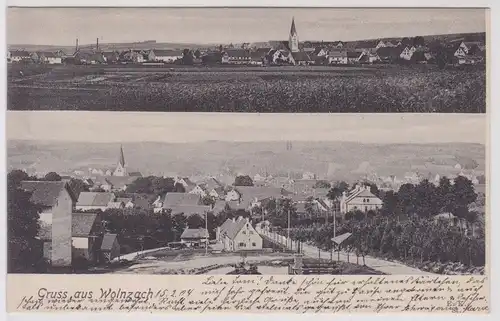 900341 Mehrbild Ak Gruss aus Wolnzach - Totalansicht 1904