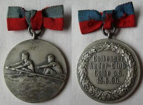 Medaille Calbenser Ruder-Club Calbe an der Saale 15. Juni 1930 (128210)