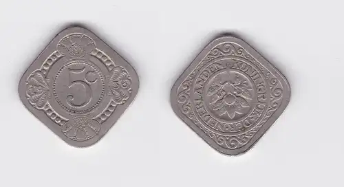 5 Cent Nickel Münze Niederlande 1936 (120229)