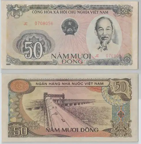 50 Dong Banknote Vietnam 1985 Pick 97 fast UNC (135179)