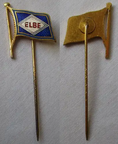 emaillierte Firmen Anstecknadel "ELBE" Transport-Union GmbH Hamburg (161827)