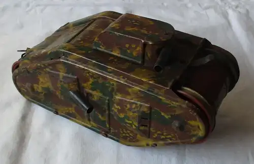 Blechspielzeug Modell Gely 178? Panzer Tarnfarben 1. Weltkrieg (120259)