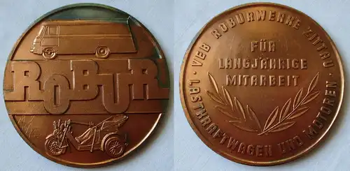 DDR Medaille VEB Roburwerke Zittau Lastkraftwagen und Motoren (105055)