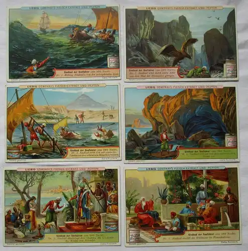 Liebigbilder Serie Nr. 473 Sindbad, der Seefahrer 1900 (5/122351)