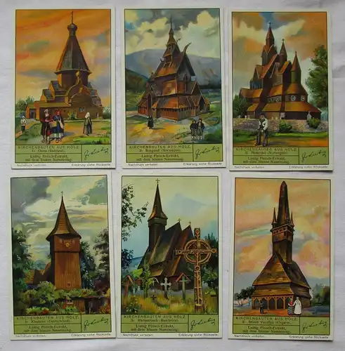 Liebigbilder Serie Nr. 1098 Kirchenbauten aus Holz 1937 (3/125675)