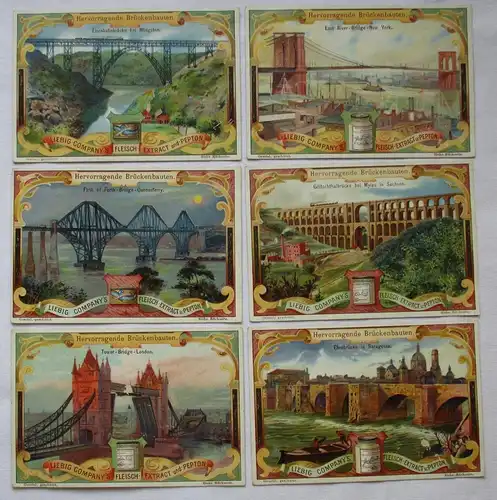 Liebigbilder Serie Nr. 430 Hervorragende Brückenbauten 1899 (5/123661)