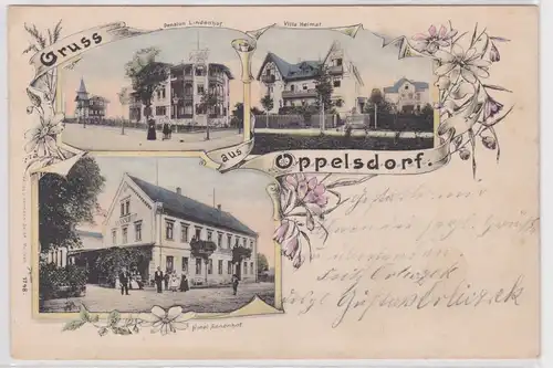 36493 Mehrbild Ak Gruß aus Oppelsdorf Opolno Zdrój Hotel Annenhof usw. 1903