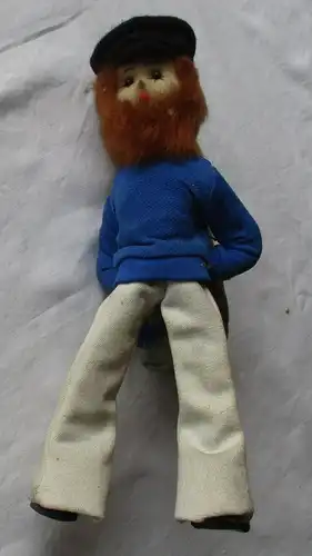 alte DDR Puppe Seemann mit Seesack auf dem Rücken (104606)