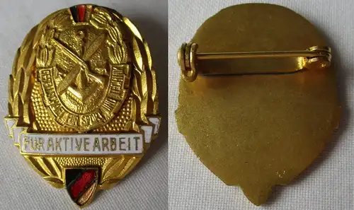DDR GST Medaille "Für aktive Arbeit" Bartel VII Nr. 11 e (110566)