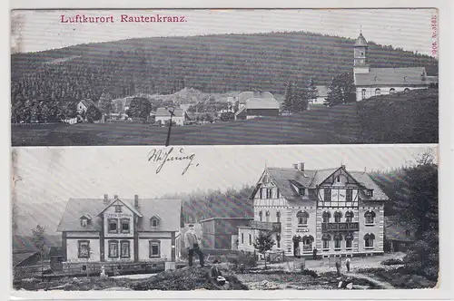 95876 Mehrbild AK Luftkurort Rautenkranz - Blick nach Wiltzschhaus 1907