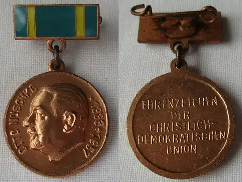 DDR Abzeichen Ehrenzeichen der CDU Otto Nuschke 1883 - 1957 (122887)
