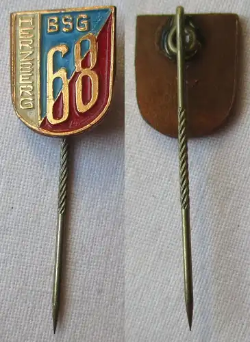 DDR Sport Anstecknadel Mitgliedsabzeichen BSG 68 Herzberg (145906)