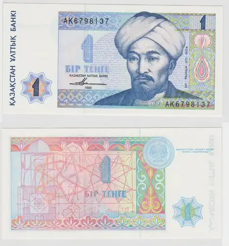1 Tenge Banknote Kasachstan 1993 bankfrisch UNC (115953)