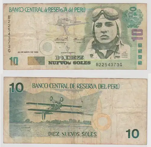 10 Nuevos Soles Banknote Peru 20.05.1999 Pick 166 (119509)