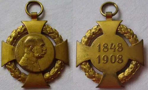 Militär-Jubiläumskreuz Regierungsjubiläum Franz Joseph I. 1848 - 1908 (152878)
