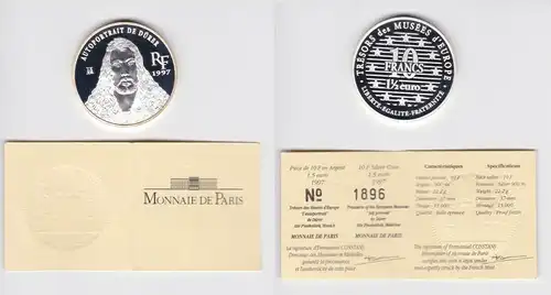 10 Franc Silber Münze Frankreich Schätze europäischer Museen 1997 (154375)