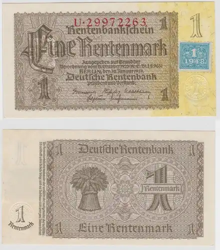 1 Mark Banknote DDR Deutsche Notenbank 1948 Kuponausgabe Ro.Nr.330 b (133760)