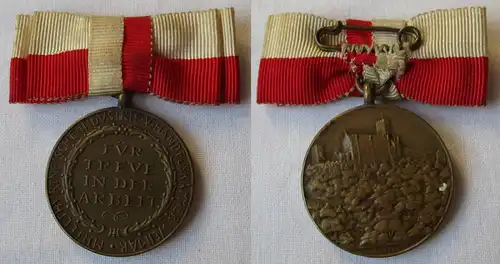 Medaille Mittelthür. Industrie-& Handelskammer Weimar Treue i.d. Arbeit (125743)