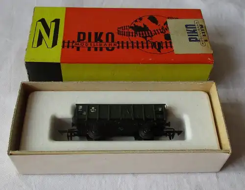 Piko VEB Spur N Hochbordwagen, offener Güterwagen DR 25-12-19 mit OVP (100907)